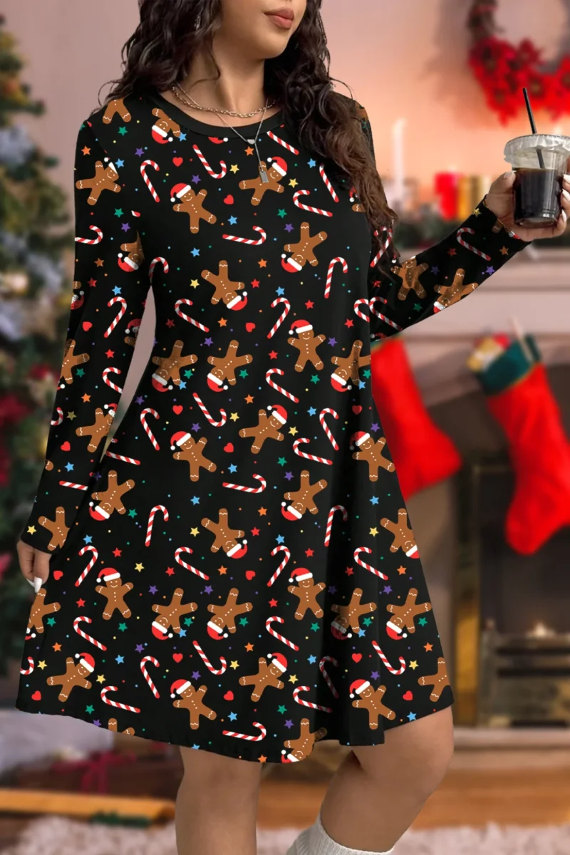 Star Gingerbread Christmas Dress