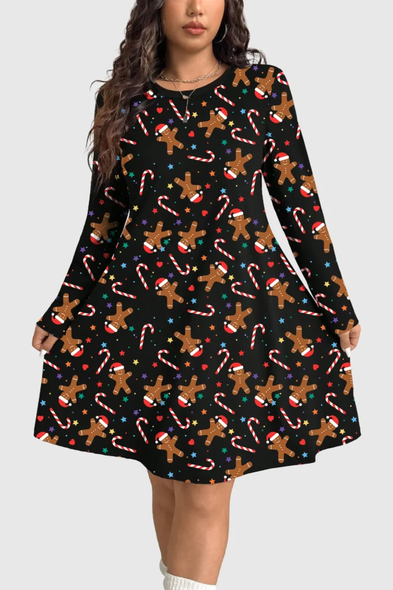 Star Gingerbread Christmas Dress