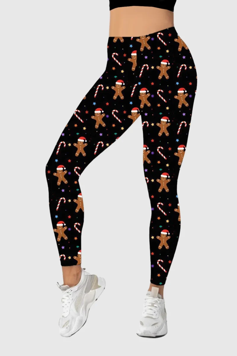 Stick Stars Christmas Leggings