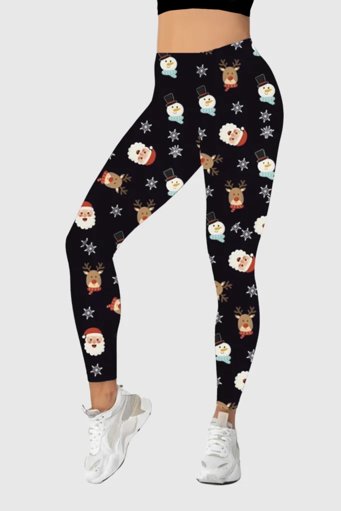 Christmas Character Print Leggings