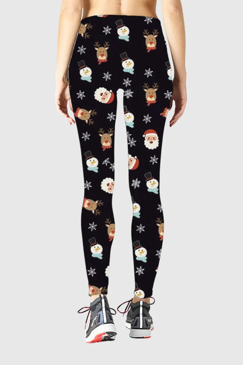 Christmas Character Print Leggings