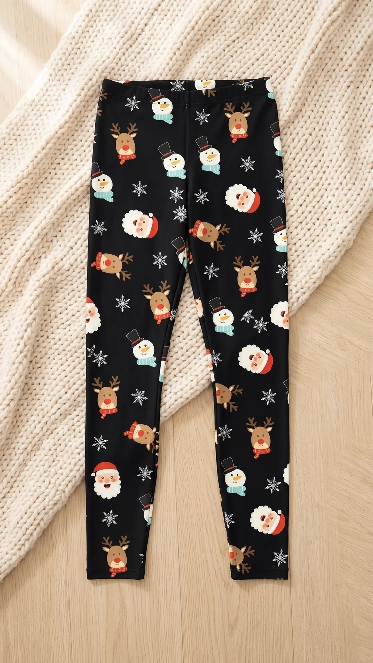 Christmas Character Print Leggings