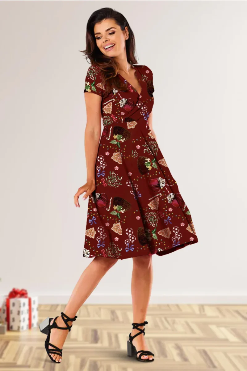 Christmas Midi Dress