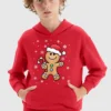 Kids Xmas Ginger Hat Hoodie