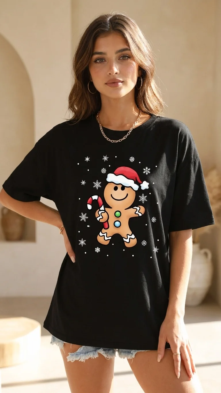 Ginger Hat Christmas T-Shirt
