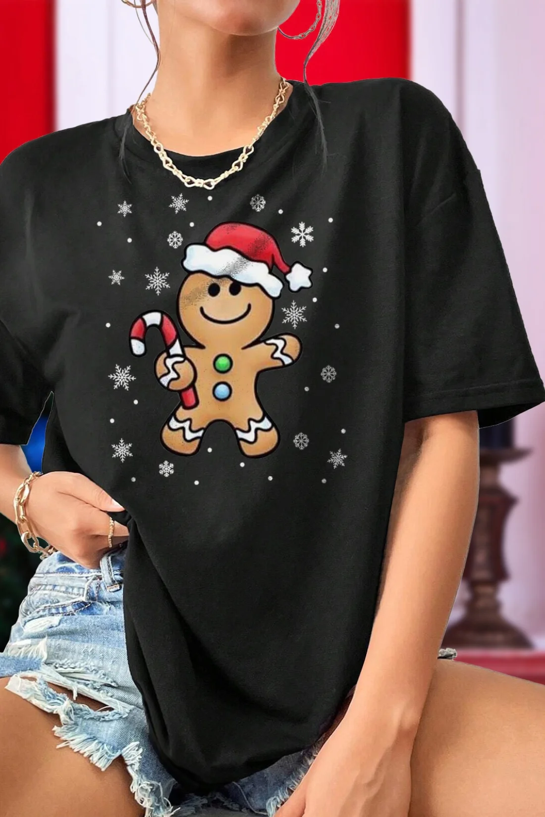 Ginger Hat Christmas T-Shirt