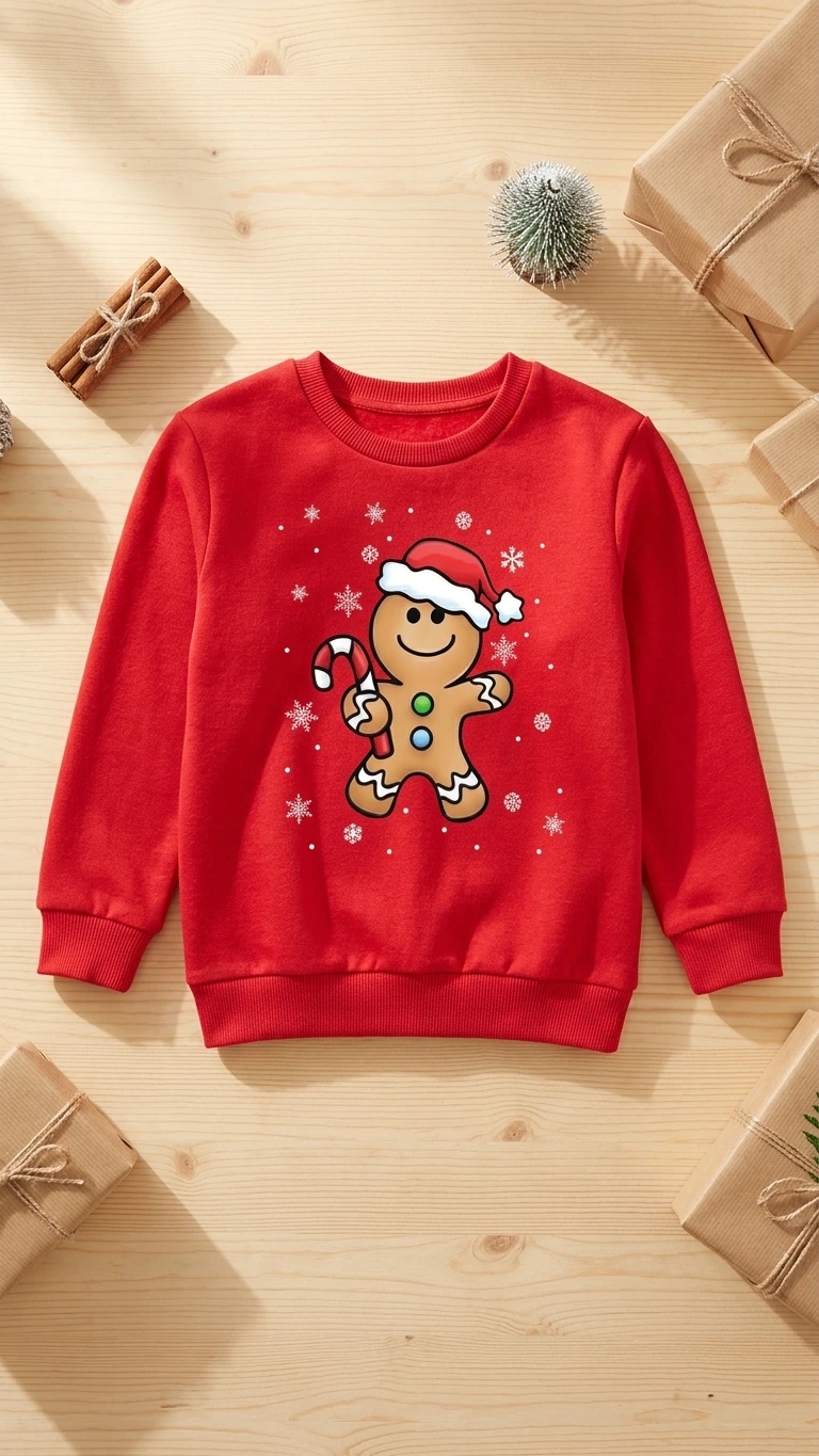 Ginger Hat Christmas Sweatshirt