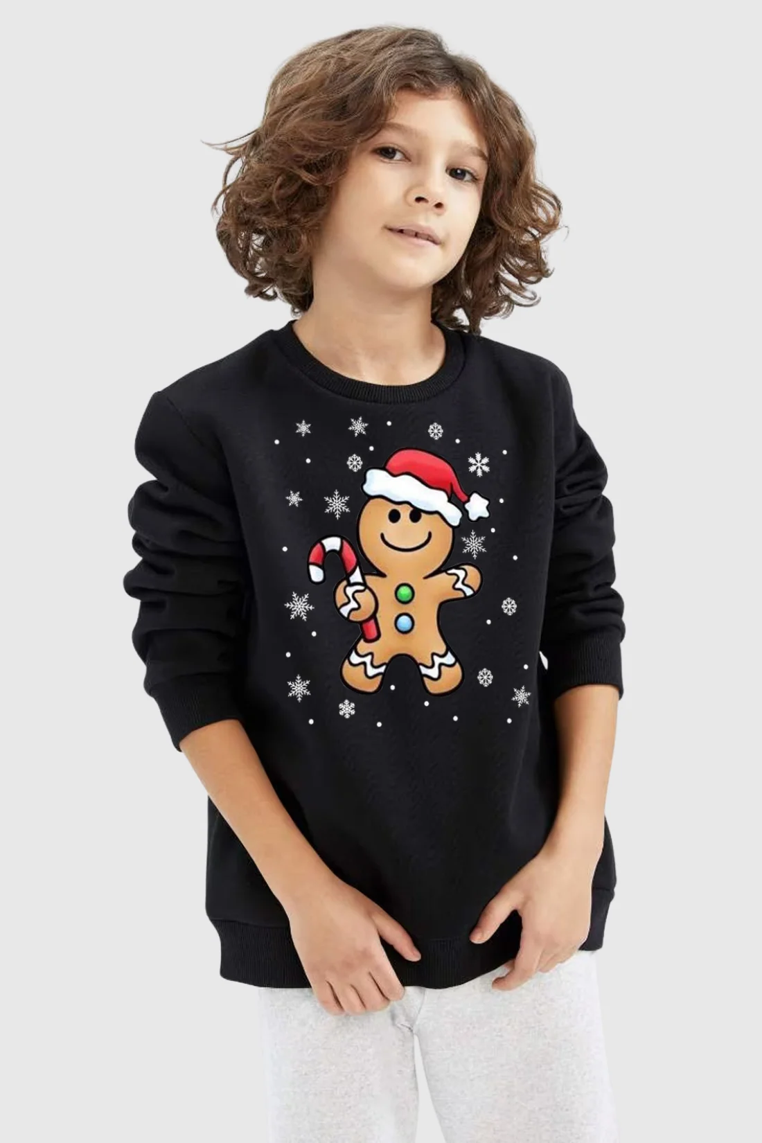 Ginger Hat Christmas Sweatshirt