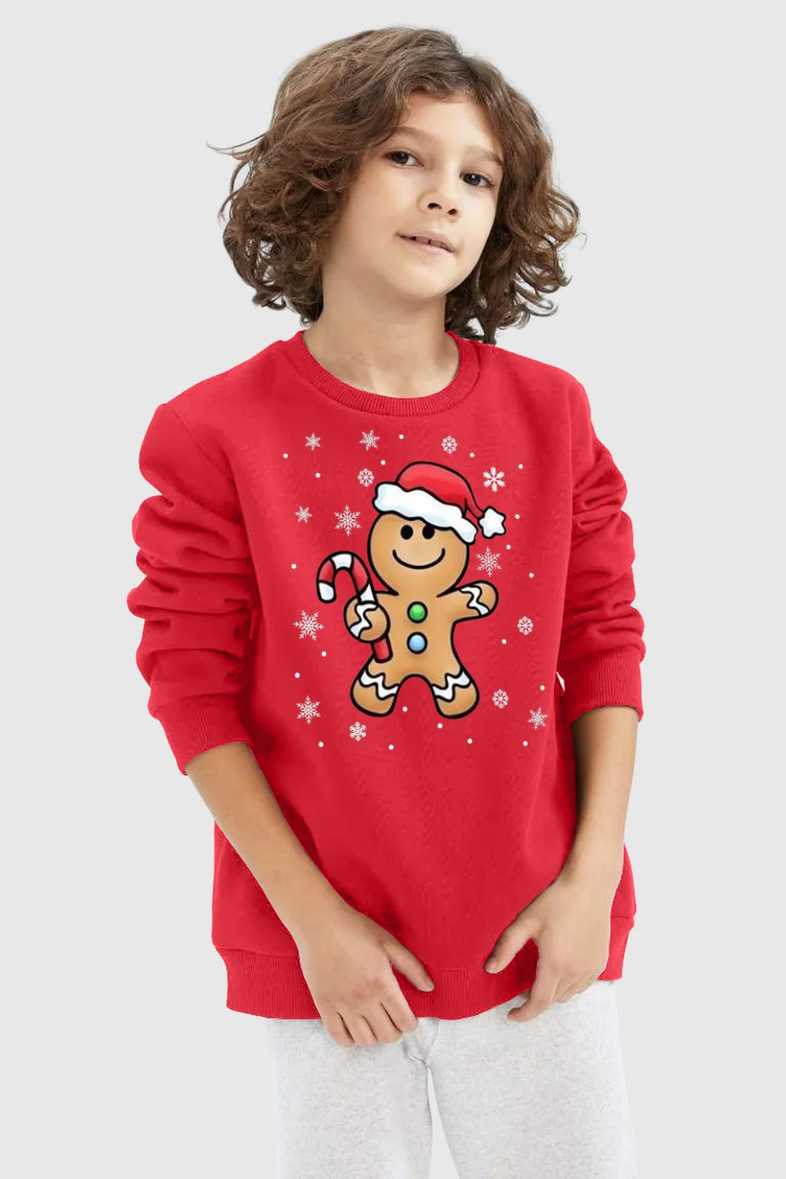 Ginger Hat Christmas Sweatshirt
