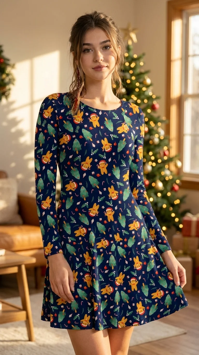Gingerbread Christmas Dress