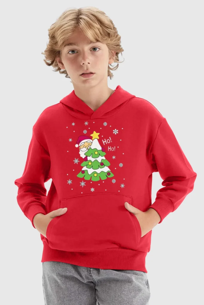 Kids Ho Ho Christmas Hoodie