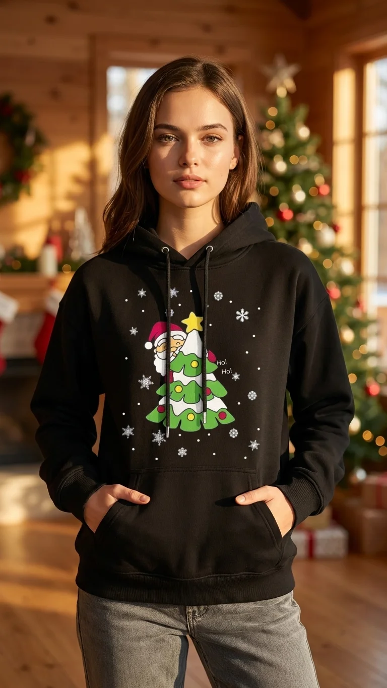 Women’s Ho Ho Christmas Hoodie