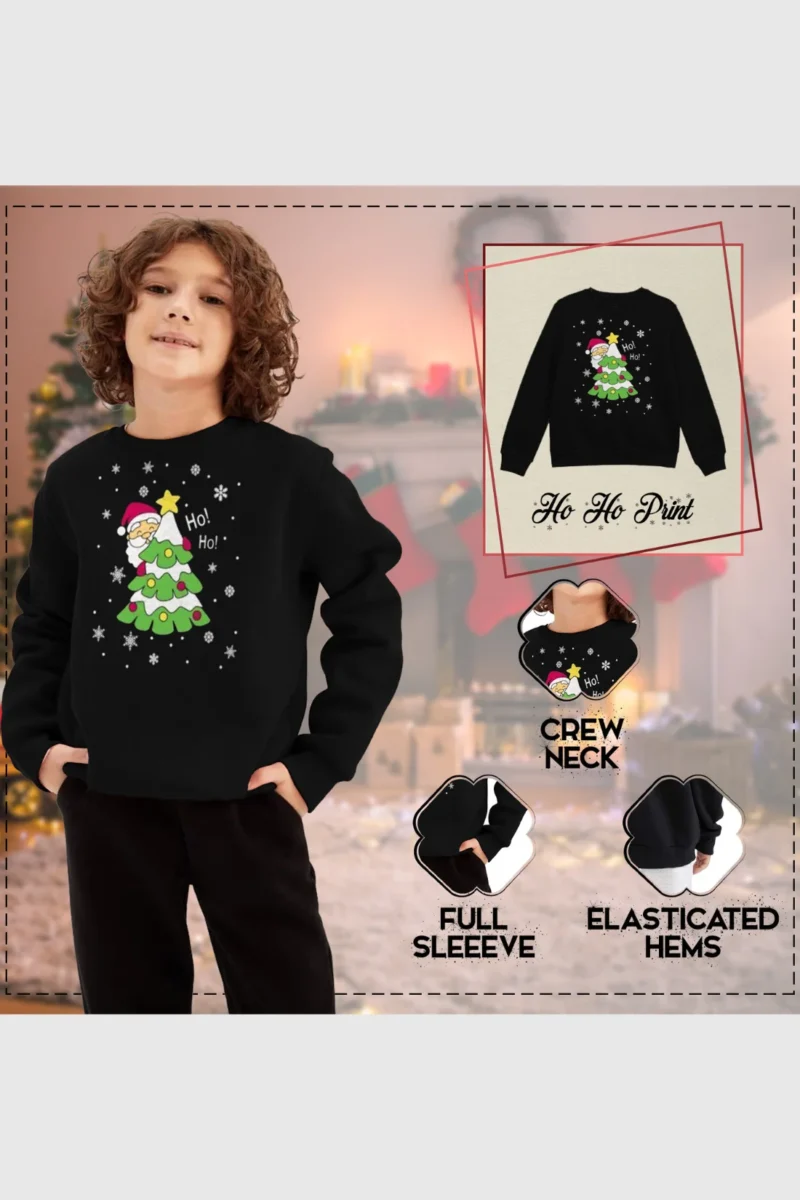 Kids Ho Ho Christmas Sweatshirt