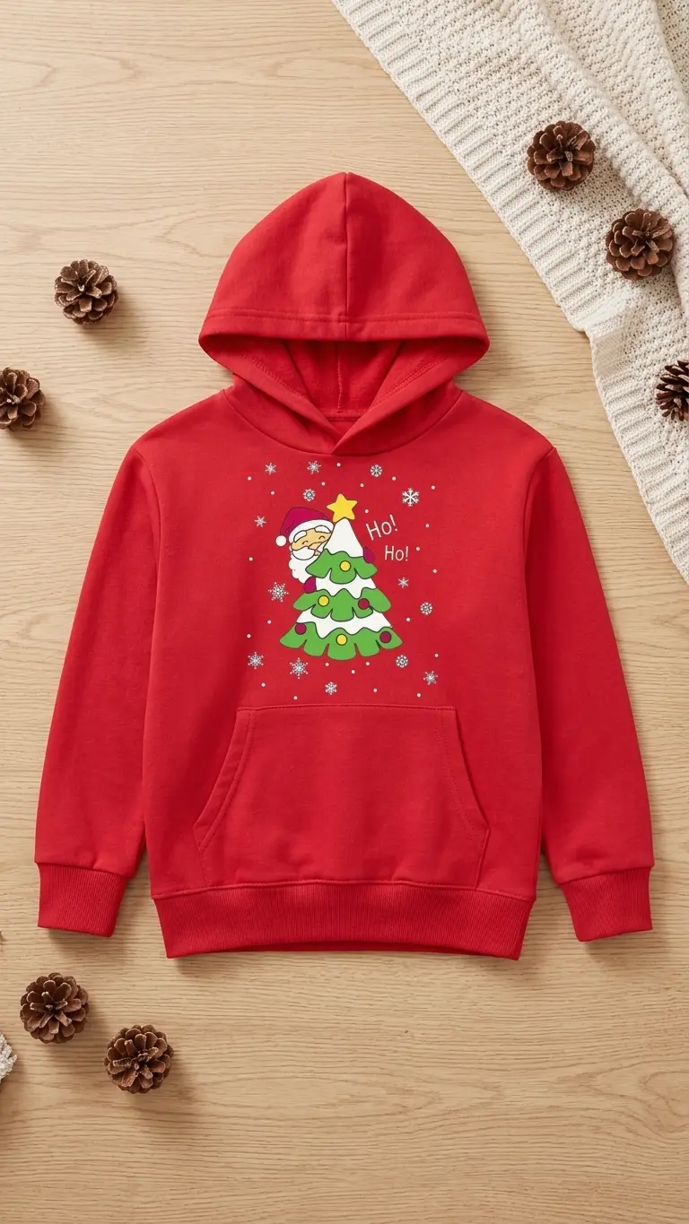 Kids Ho Ho Christmas Hoodie