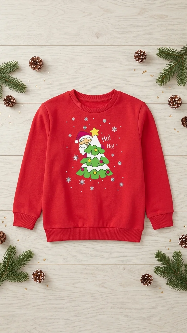 Kids Ho Ho Christmas Sweatshirt