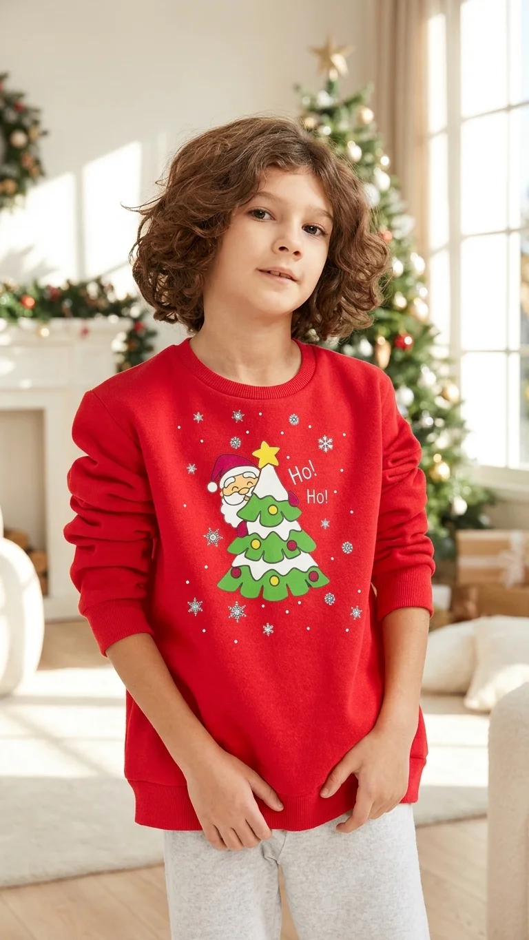 Kids Ho Ho Christmas Sweatshirt