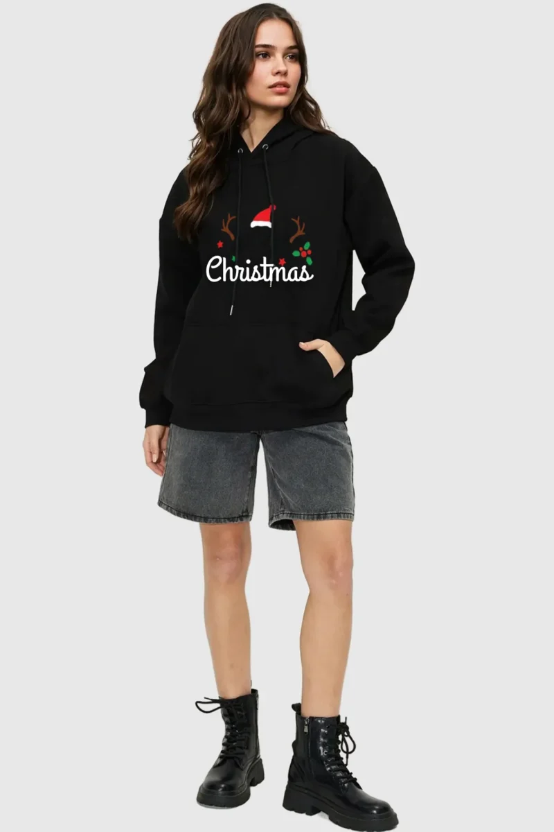 Merry Xmas Holly Hoodie