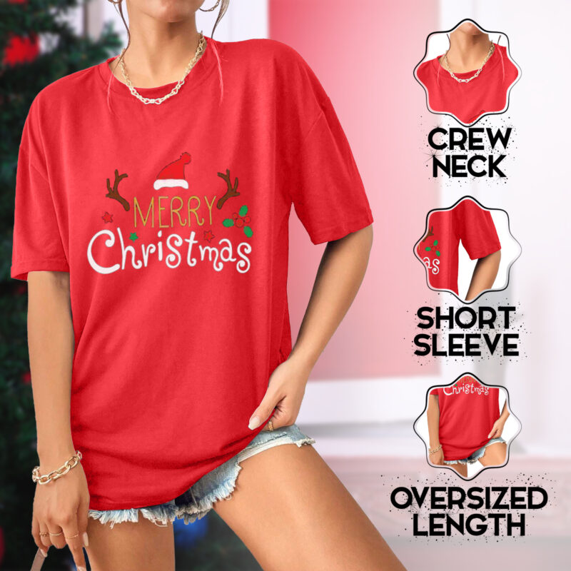 Merry Xmas Holly T-Shirt