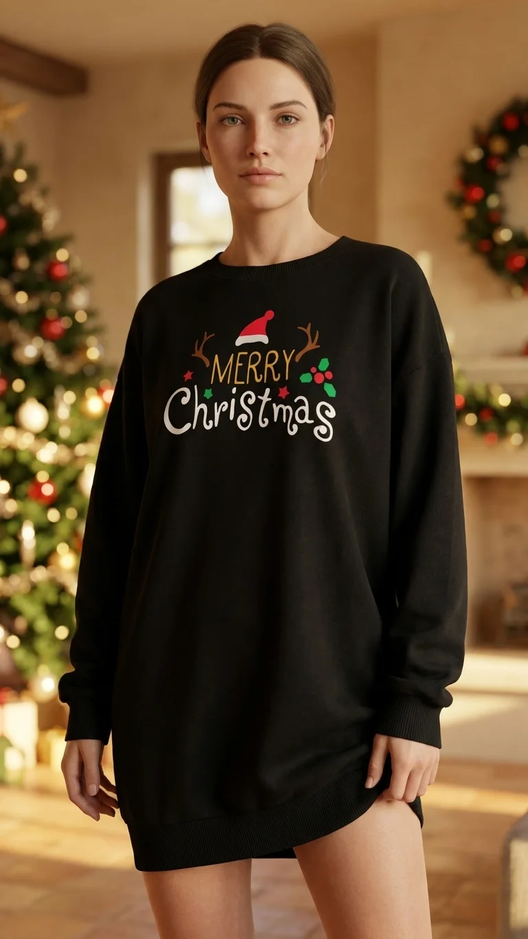 Merry Xmas Holly Sweatshirt