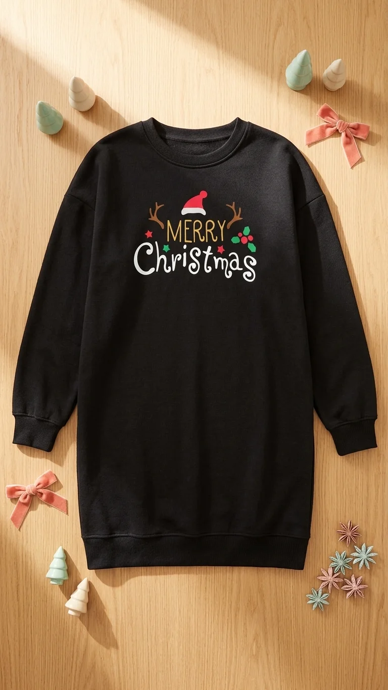 Merry Xmas Holly Sweatshirt