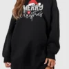 Merry Xmas Red Heart Sweatshirt