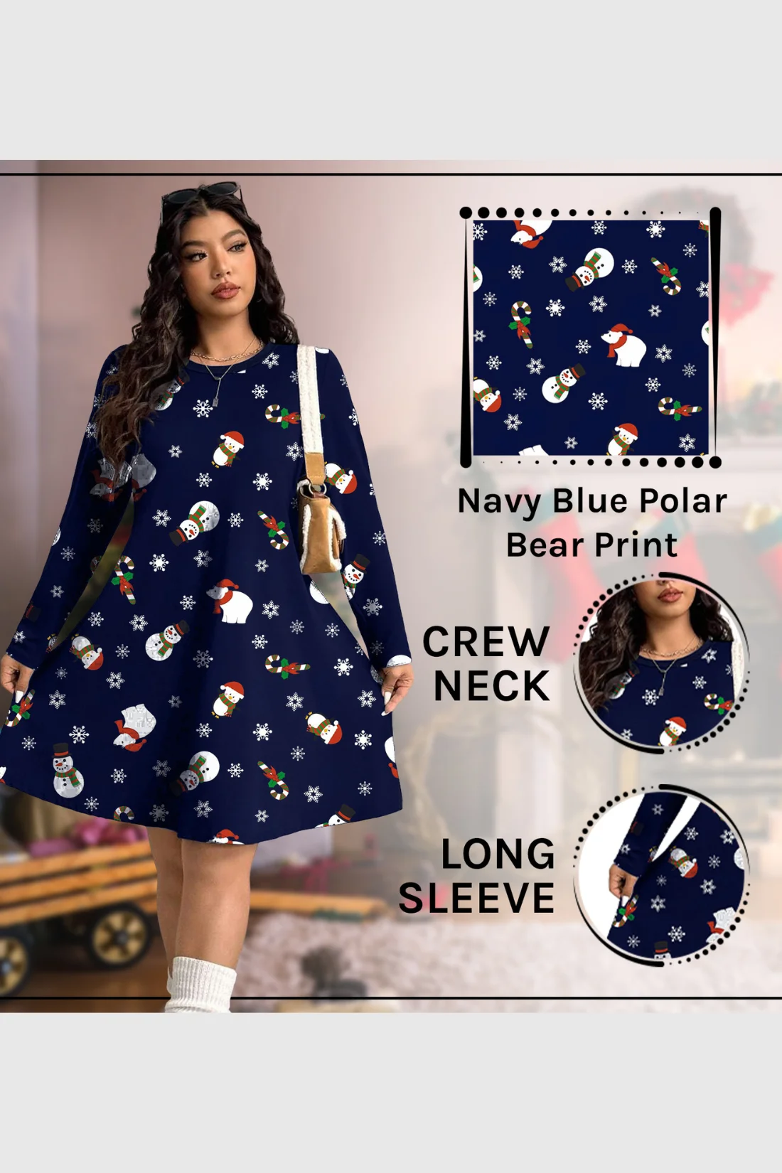 Polar Bear Christmas Dress