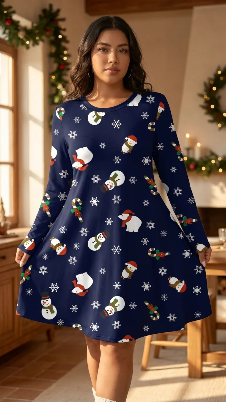 Polar Bear Christmas Dress