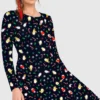 Penguin Scarf Christmas Dress