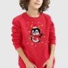 Kids Penguin Christmas Sweatshirt