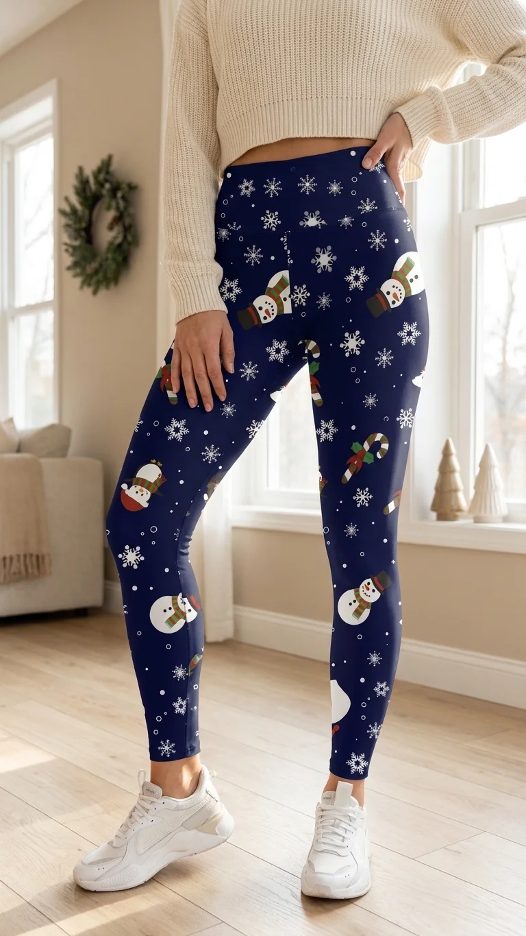 Polar Bear Christmas Leggings