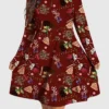 Vintage Xmas Gifts Dress