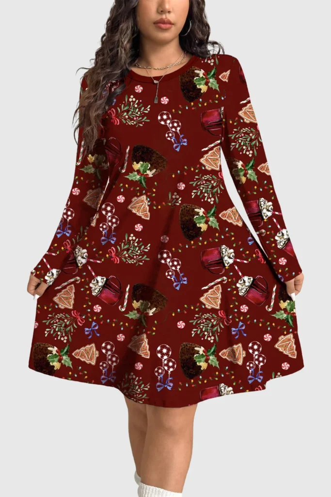 Vintage Xmas Gifts Dress