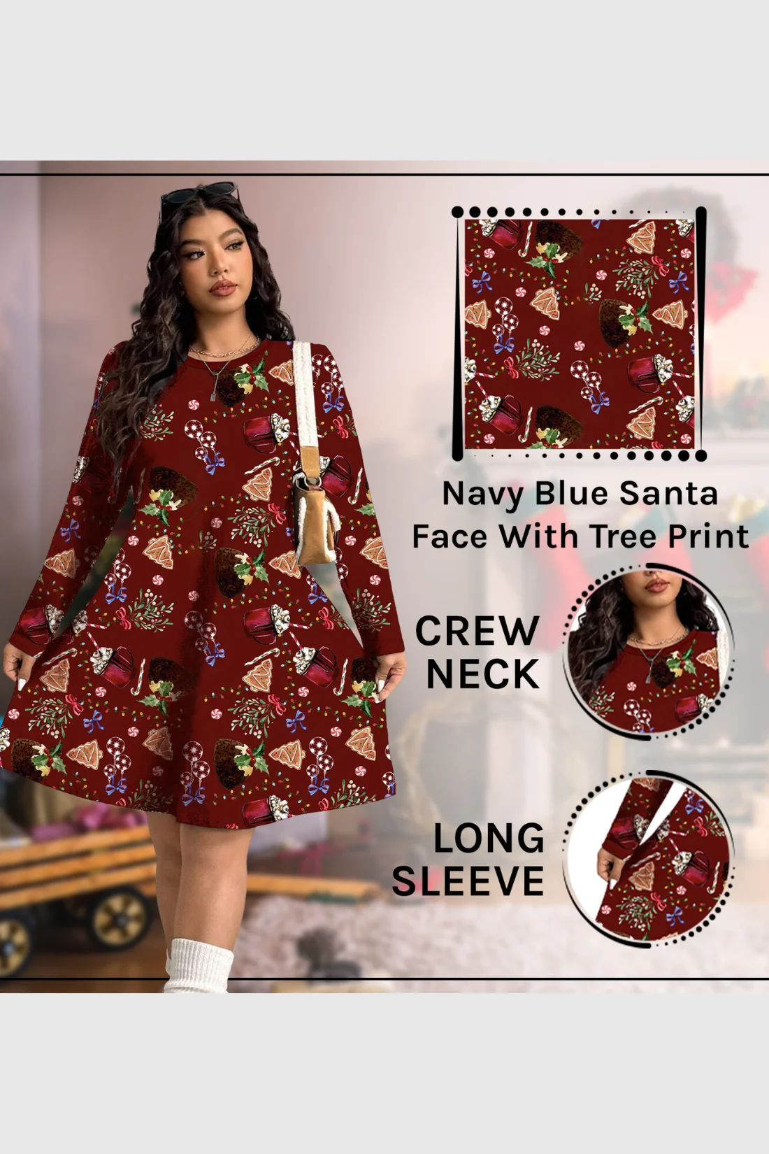 Vintage Xmas Gifts Dress