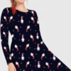 Santa Long Hat Christmas Dress