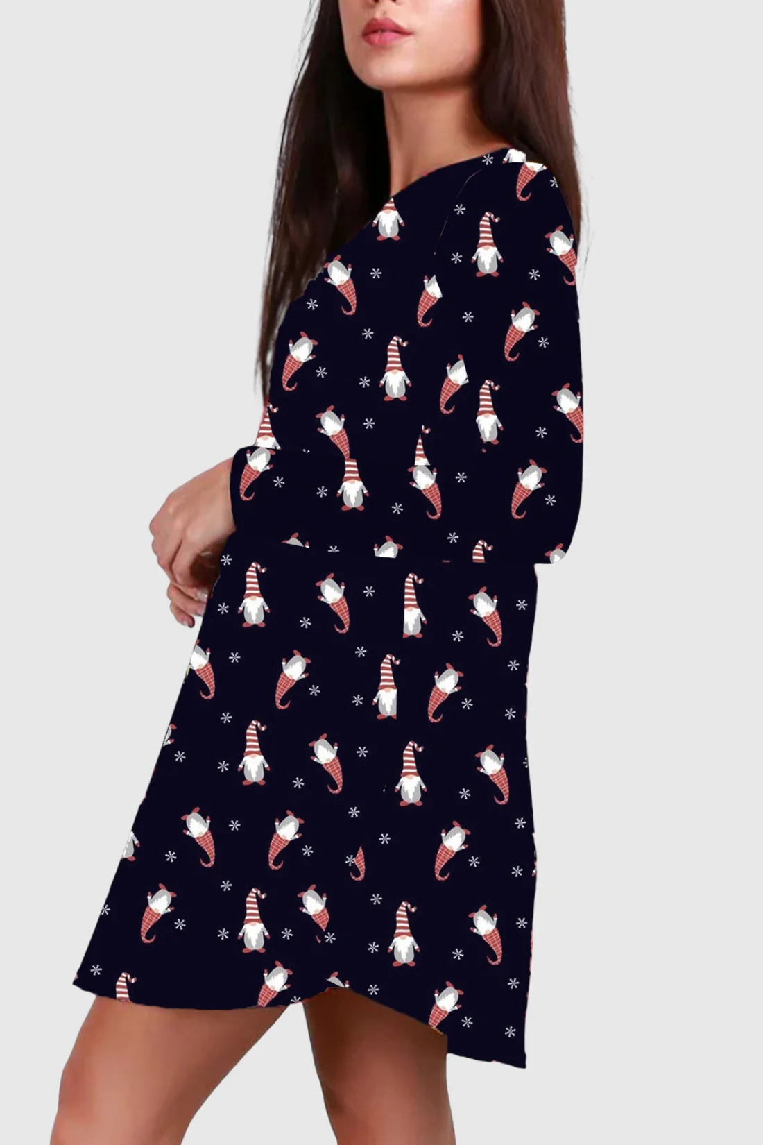 Santa Long Hat Christmas Dress