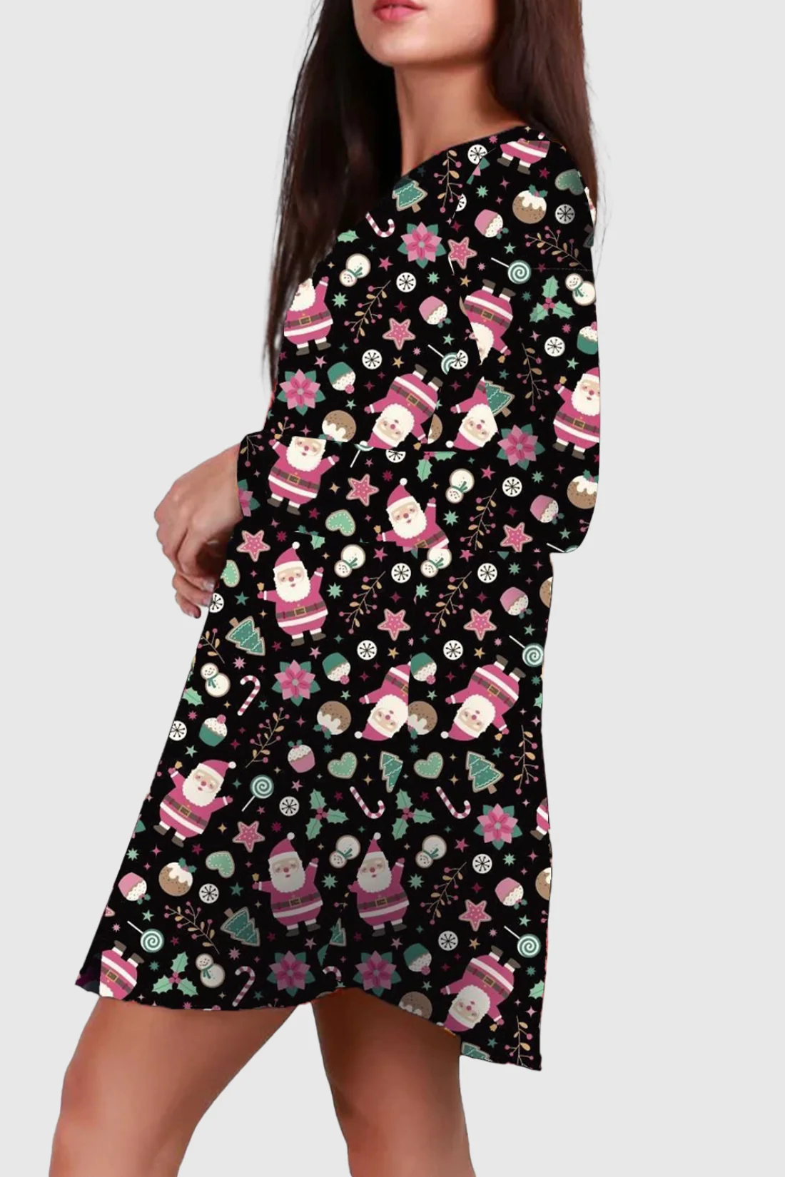 Christmas Pudding Santa Dress