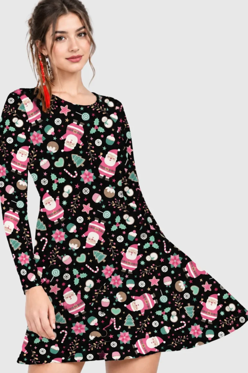 Christmas Pudding Santa Dress