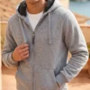 Men’s Sherpa Lined Fleece Hoodie