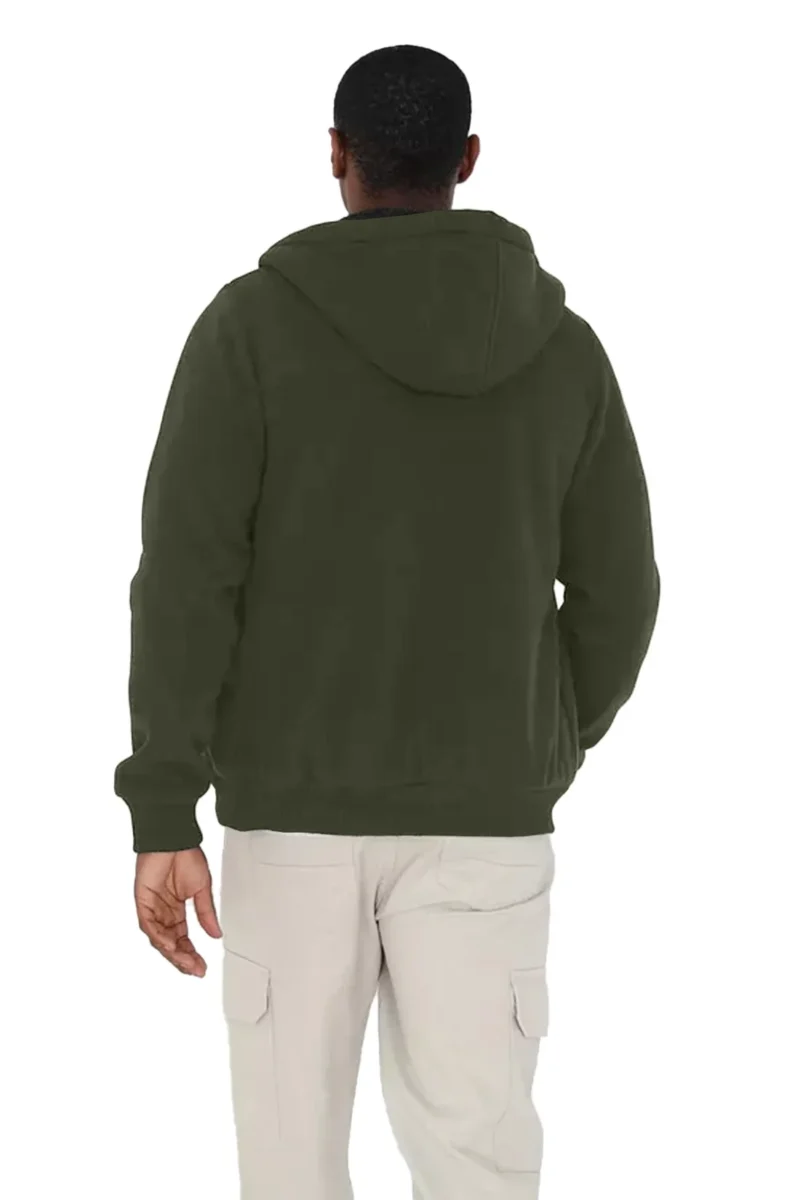 Men’s Sherpa Lined Fleece Hoodie