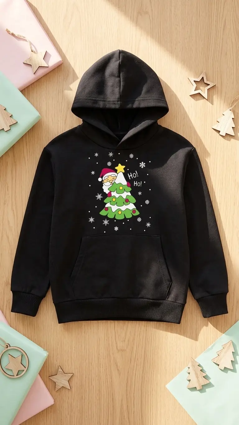 Kids Ho Ho Christmas Hoodie