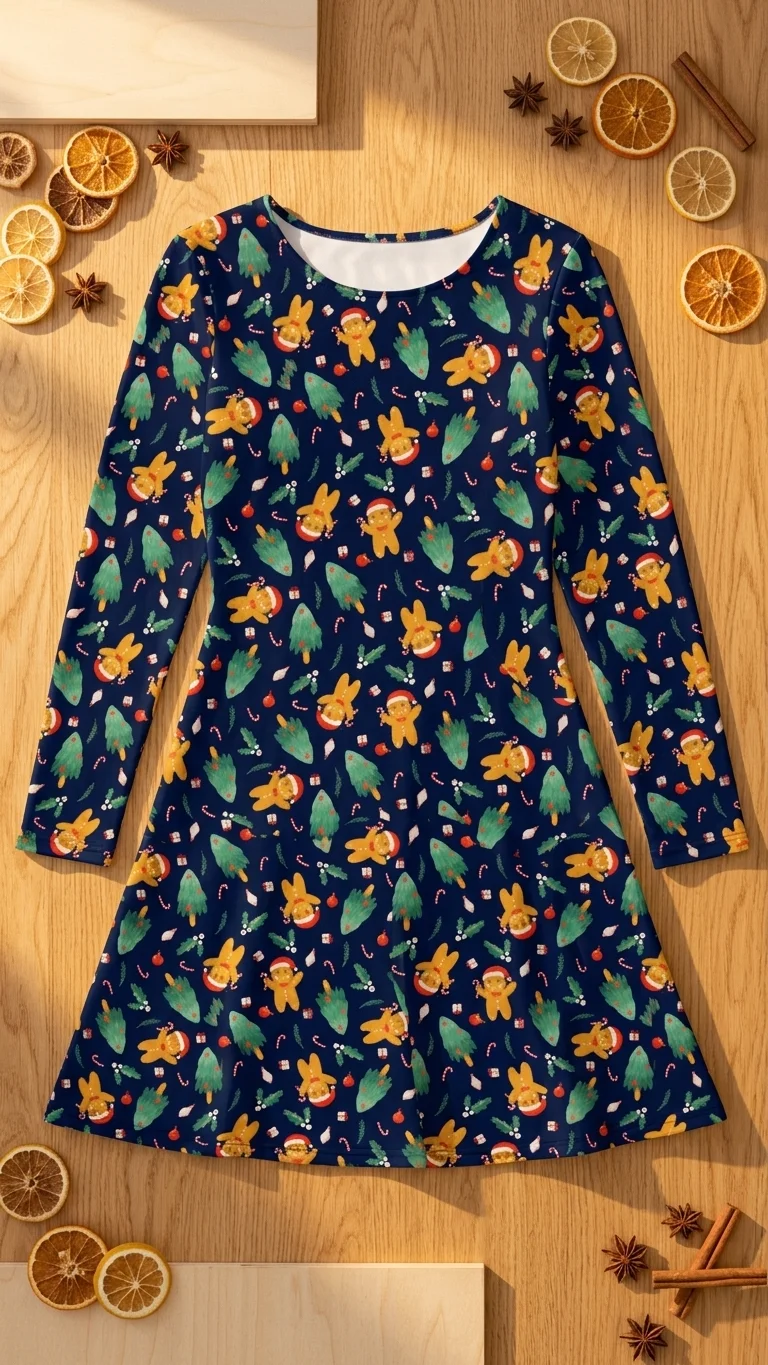 Gingerbread Christmas Dress