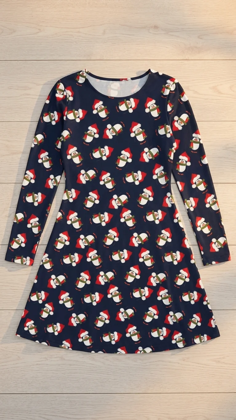 Hat Penguin Christmas Dress