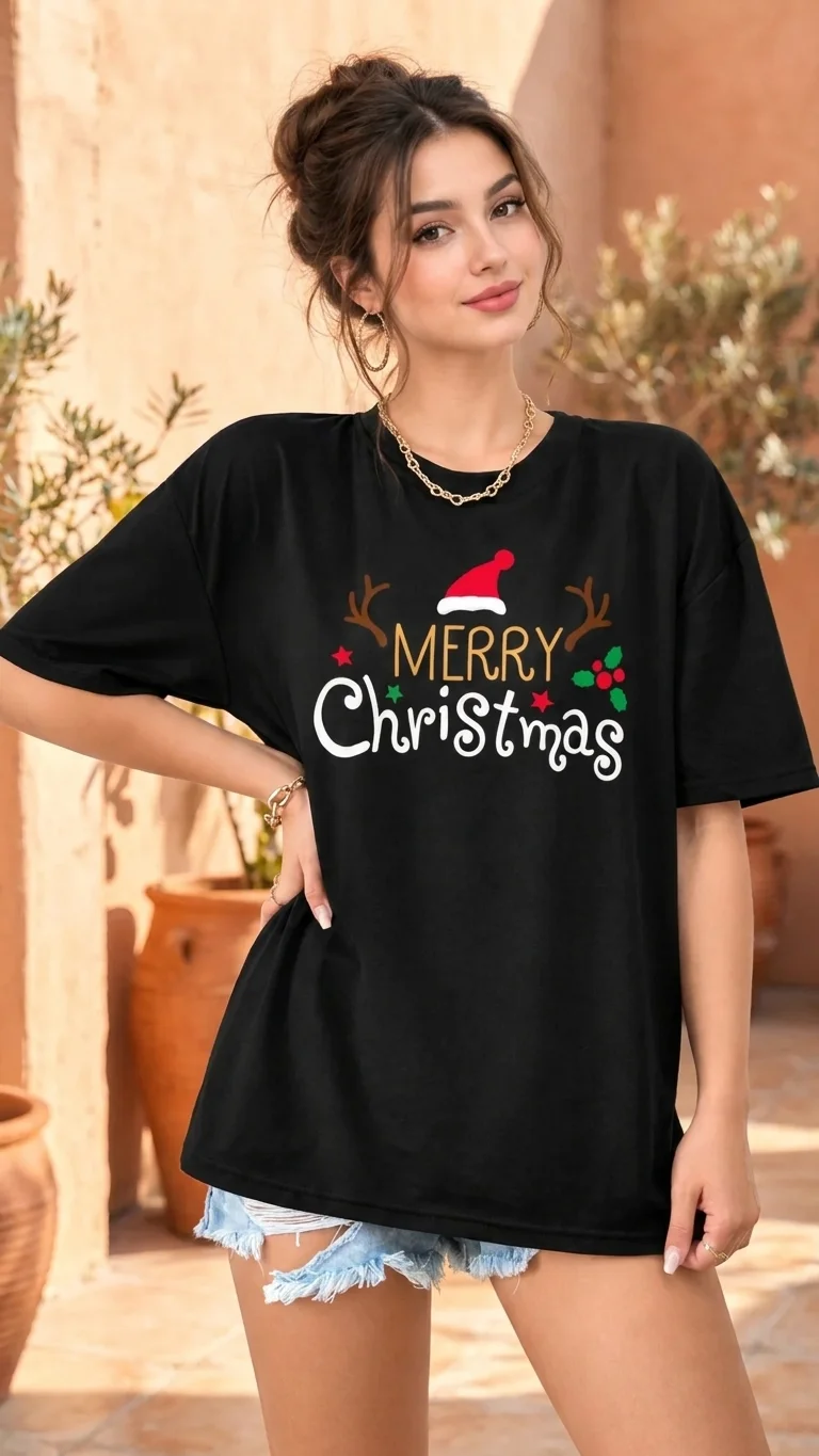 Merry Xmas Holly T-Shirt