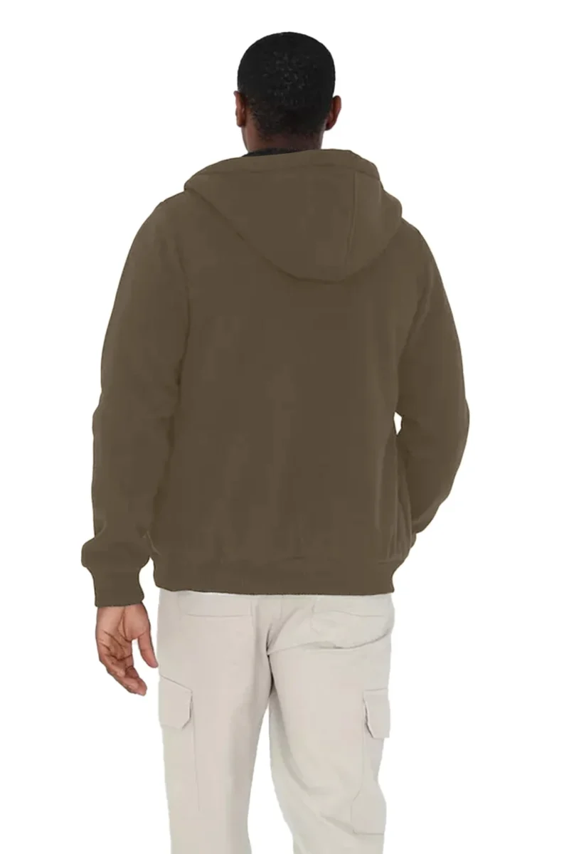Men’s Sherpa Lined Fleece Hoodie